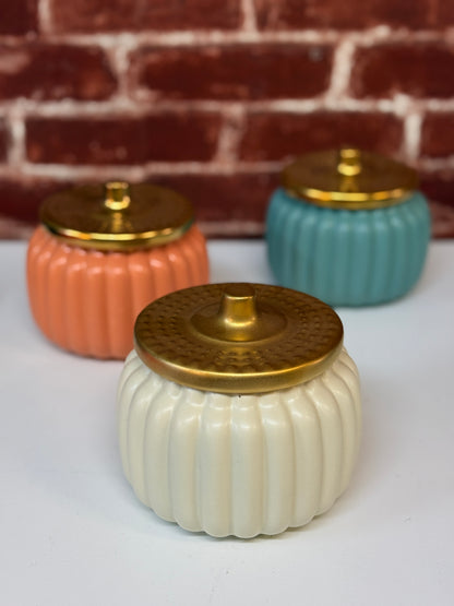 Harvest Pumpkin Jar Soy Candle