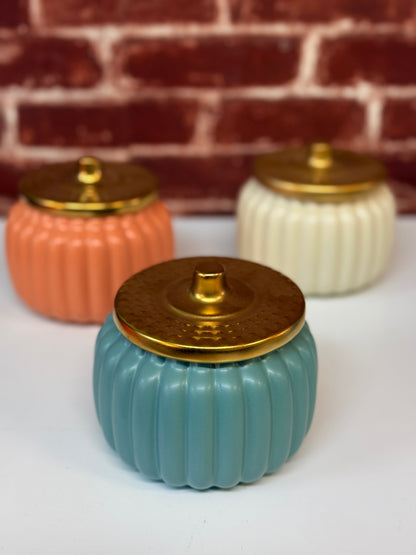 Harvest Pumpkin Jar Soy Candle