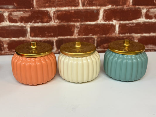 Harvest Pumpkin Jar Soy Candle