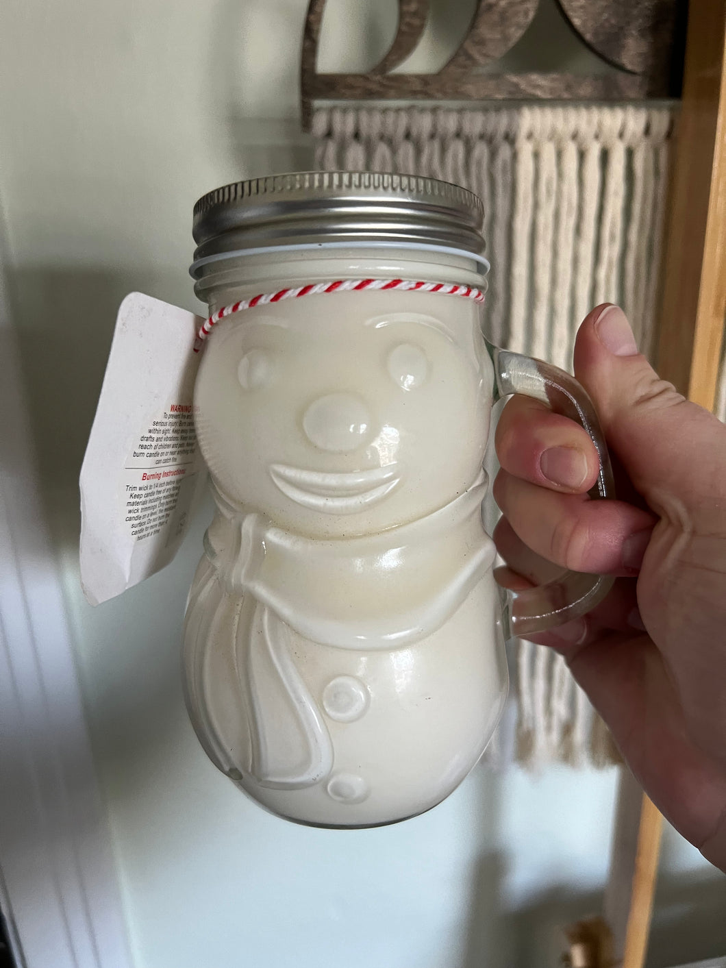 16oz Snowman Soy Candle