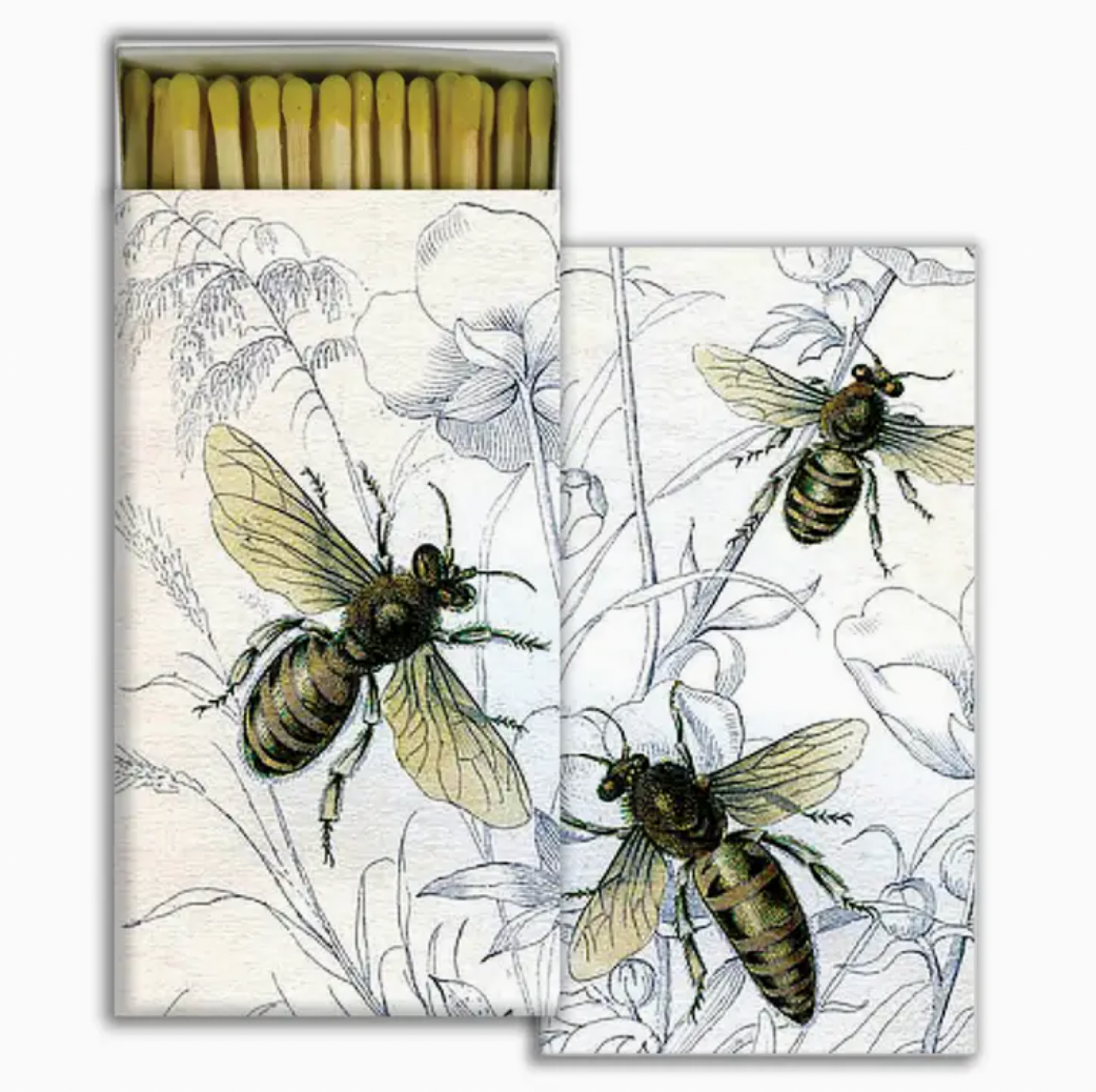 Bees - 4 Inch Decorative Matches