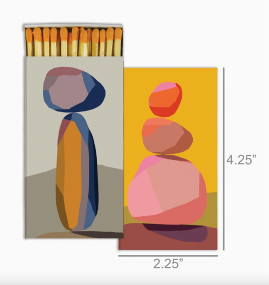 Rocks - 4 Inch Decorative Matches