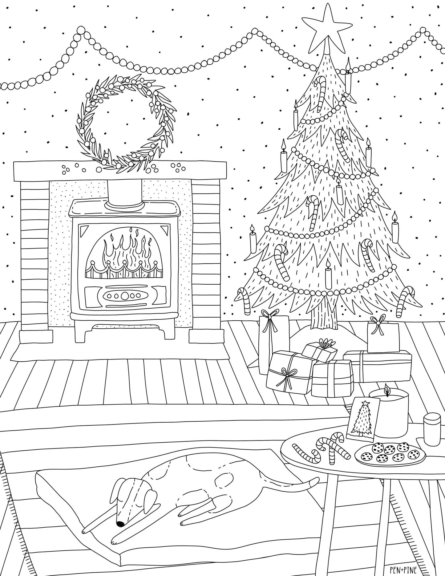 Coloring Through the Year Coloring Book