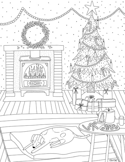 Coloring Through the Year Coloring Book