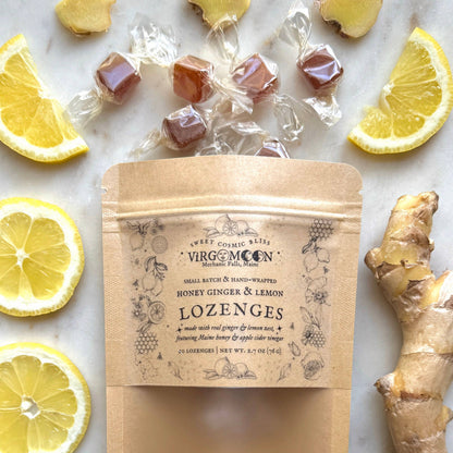 Honey Ginger & Lemon Lozenges - Bright & Soothing Warmth