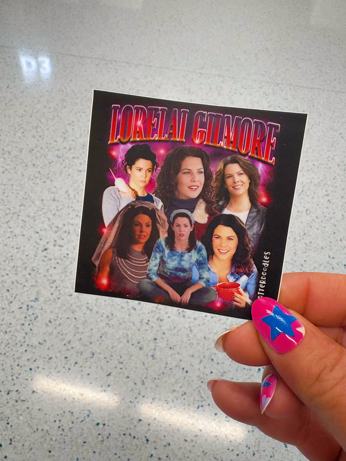 Lorelai Gilmore Girls Sticker – Vinyl Decal for Coffee Lover