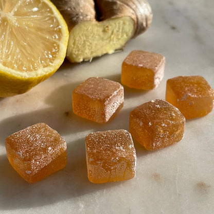 Honey Ginger & Lemon Lozenges - Bright & Soothing Warmth