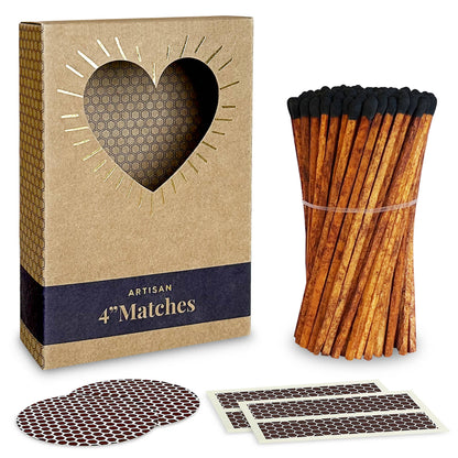 4" Refill Matches - Colors of Your Choice + Striker Stickers