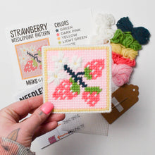 Load image into Gallery viewer, Strawberry Patch Needlepoint Kit
