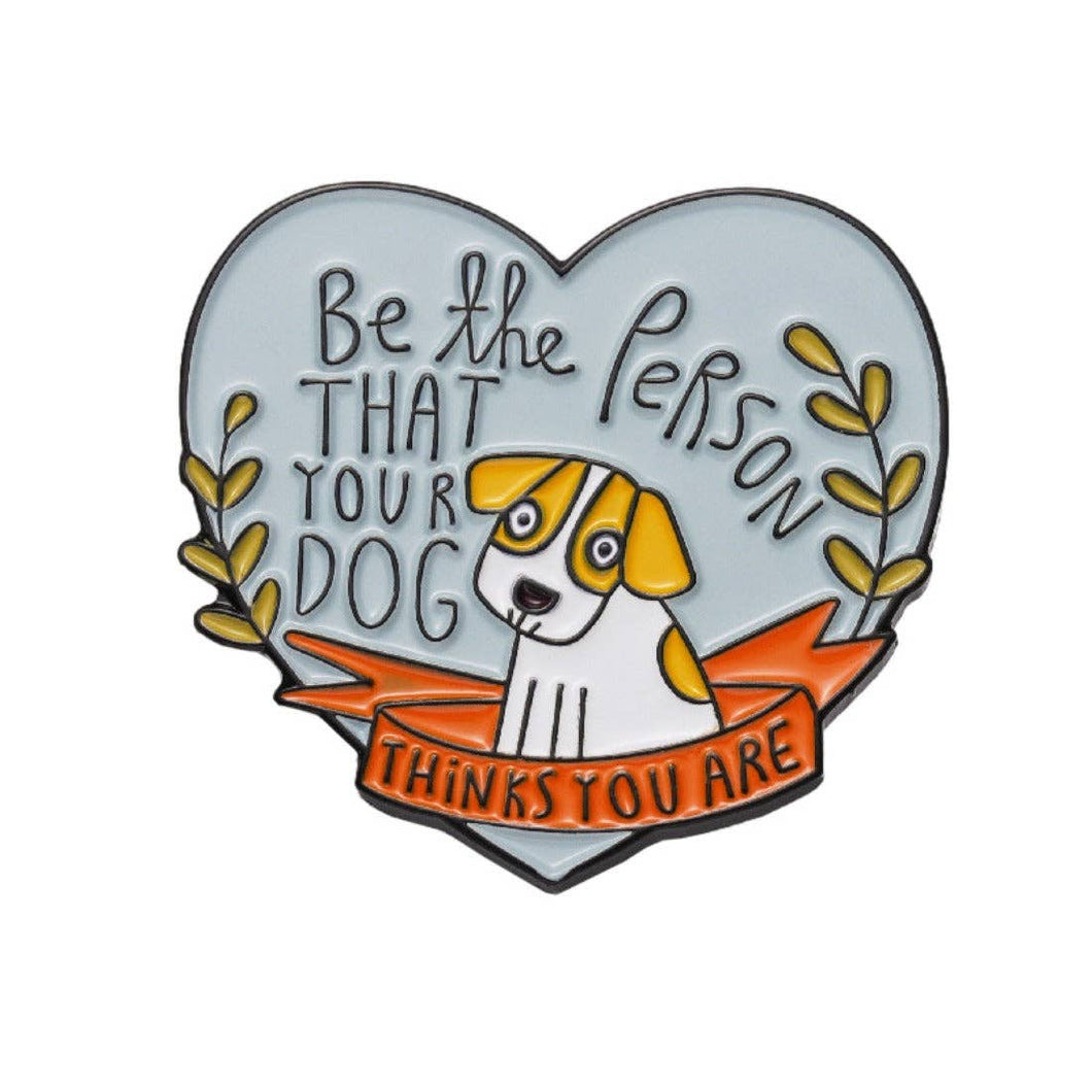 Dog Lover’s Heart Enamel Pin