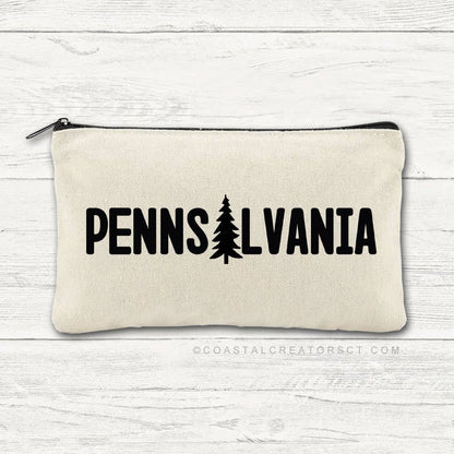 Pennsylvania Multi-Purpose Canvas Travel Pouch