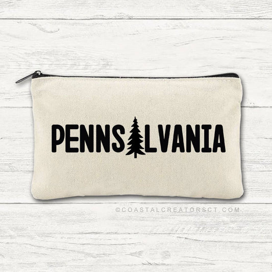 Pennsylvania Multi-Purpose Canvas Travel Pouch