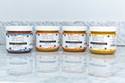 16oz Raw Creamy Wildflower Honey