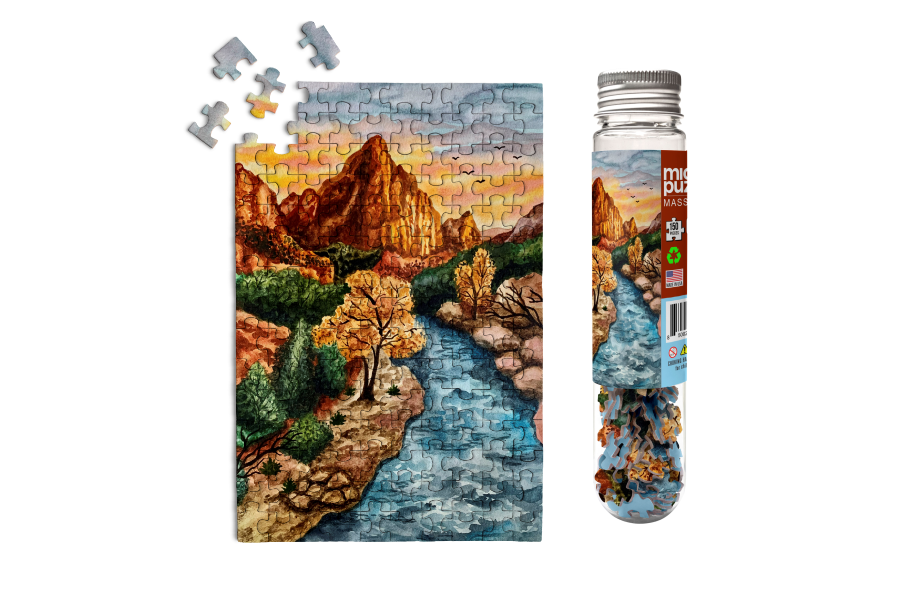 Zion National Park - Utah Camper miniature puzzle USA
