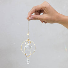 Load image into Gallery viewer, Mini Suncatcher - Lotus/Strength
