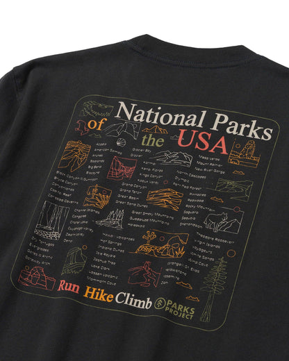 National Parks Outline Checklist Tee