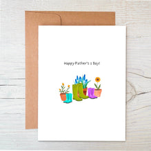 Load image into Gallery viewer, Plantable Card | Father’s Day Card | Eco Card | Garden Boots
