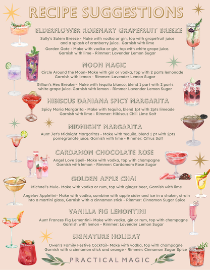 Moon Magic Martini Craft Cocktail/Mocktail Infusion Drink Kit