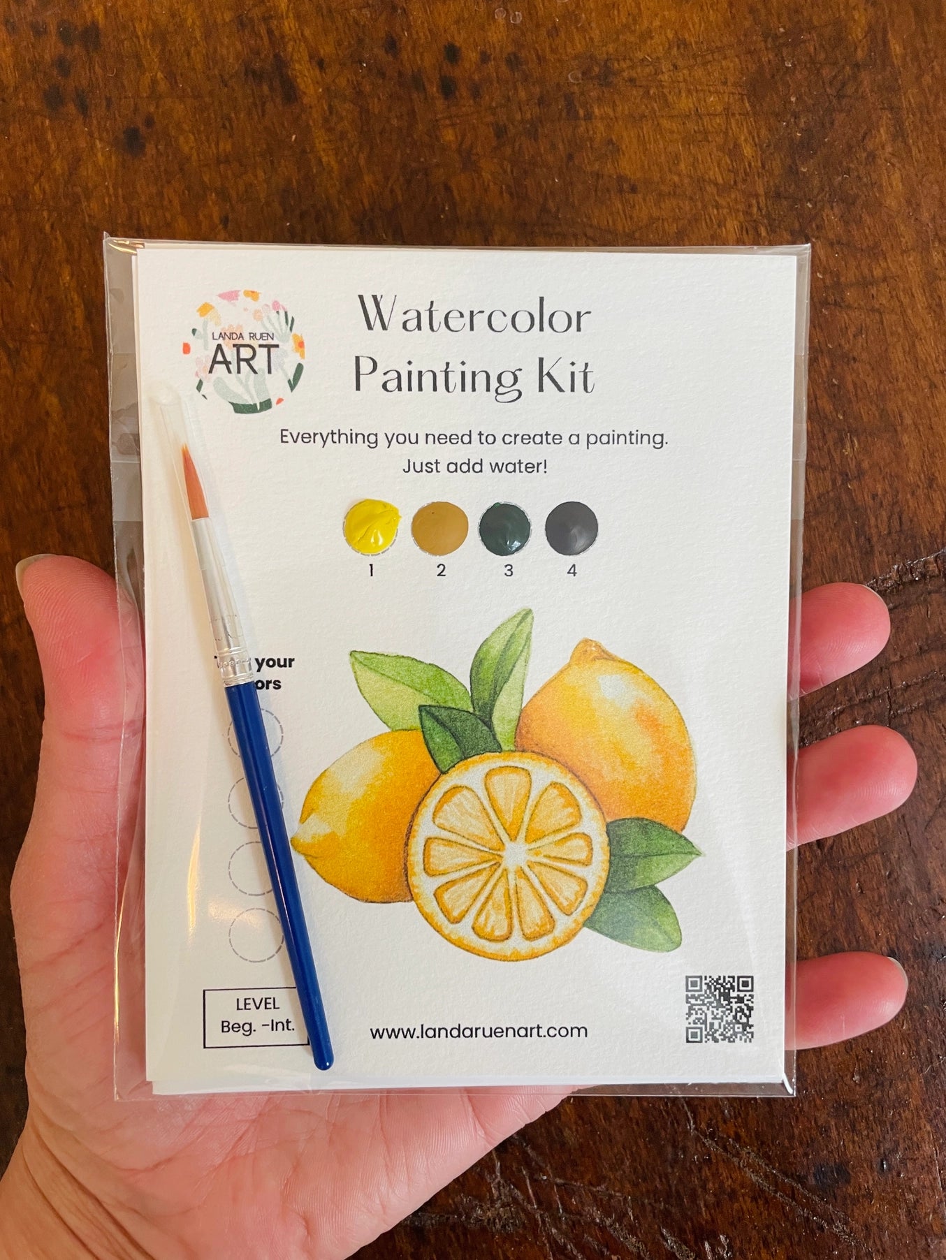 Lemons Watercolor Kit