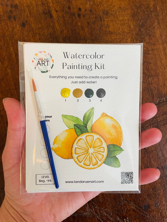 Lemons Watercolor Kit
