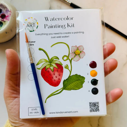 Strawberry Watercolor Kit
