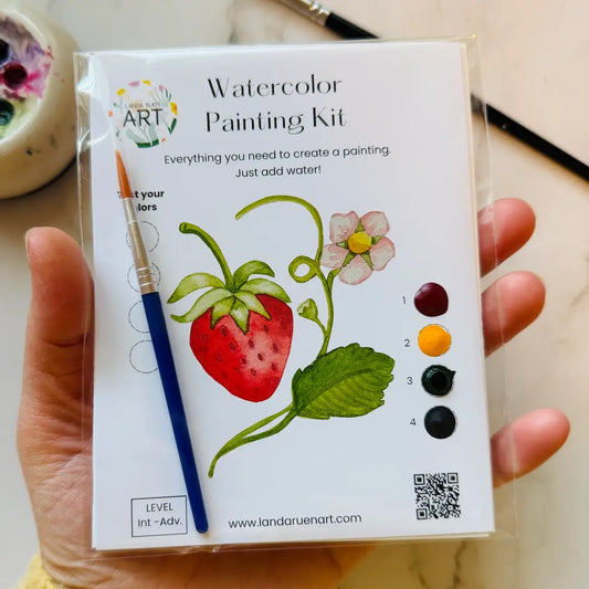 Strawberry Watercolor Kit