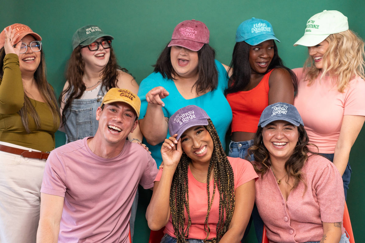 Spiritually I'm in Stars Hollow Embroidered Washed Dad Cap