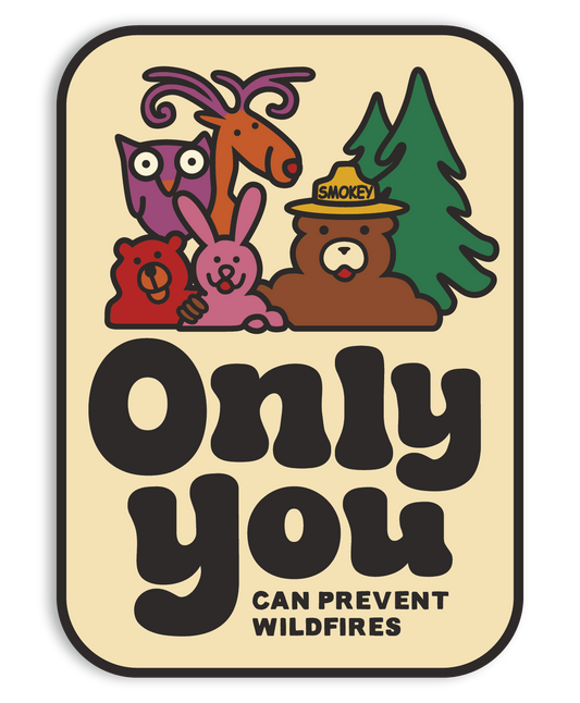 Only You Retro Sticker