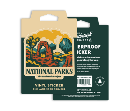 National Parks Montage Sticker