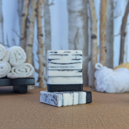 Aspen Grove - Black and White Goats Milk and Charcoal Soap