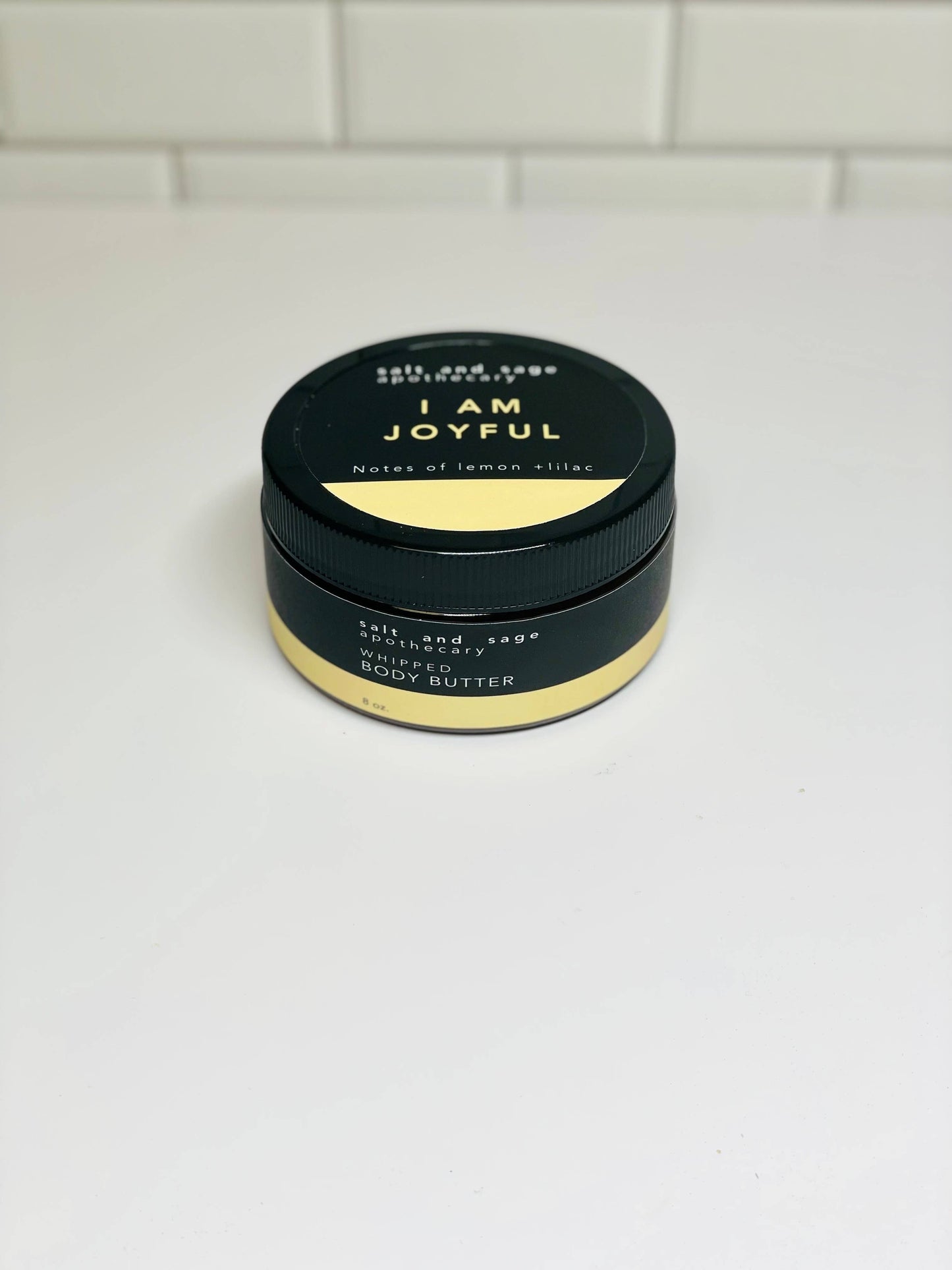I AM Joyful - Lemon and Lilac - Whipped Organic Body Butter