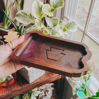 Hardwood Pennsylvania State Tray