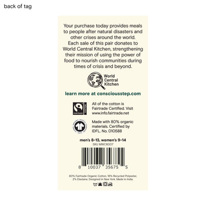 Socks that Provide Meals (Pink Donuts)