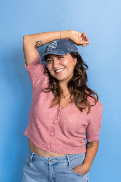 Spiritually I'm in Stars Hollow Embroidered Washed Dad Cap