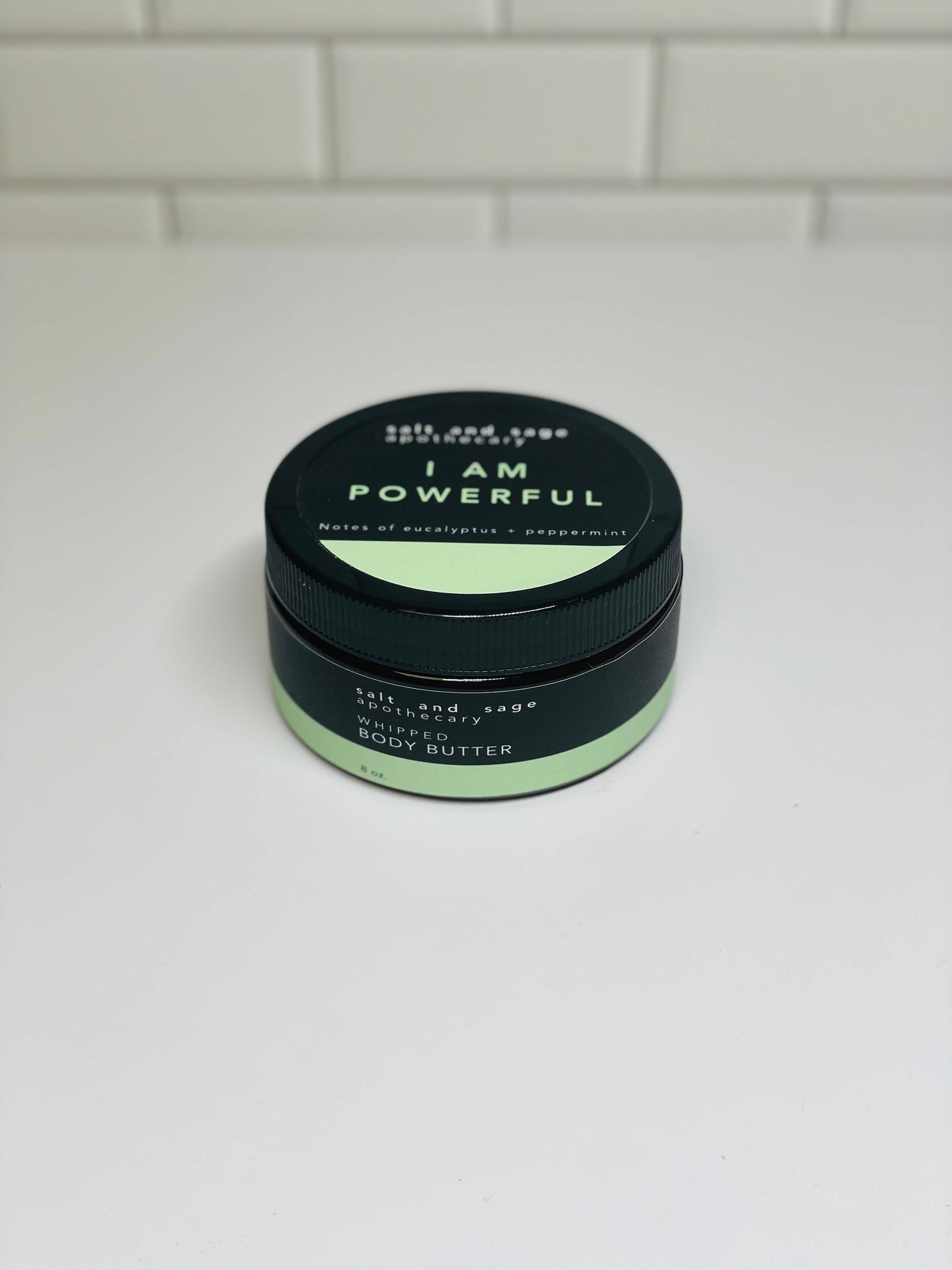 I AM Powerful - Eucalyptus + Peppermint - Whipped Organic Body Butter