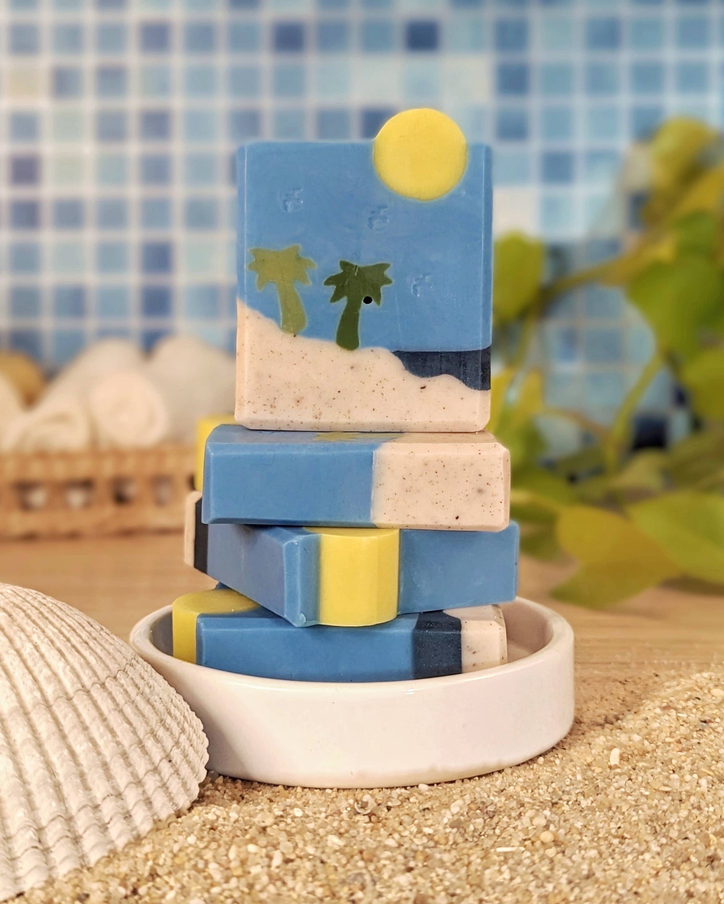 Twin Palms - Exfoliating Beach Goats Milk Soap