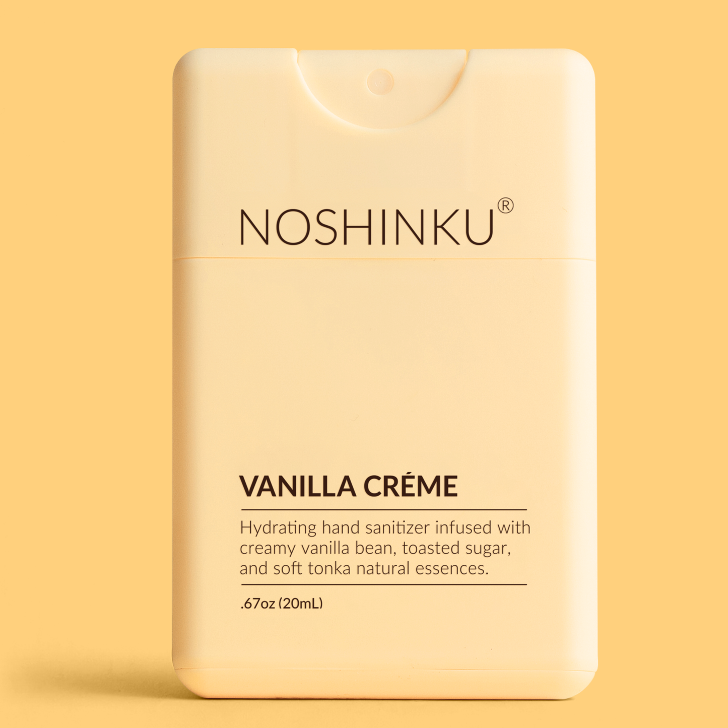 Refillable Vanilla Créme Hydrating Hand Sanitizer Spray