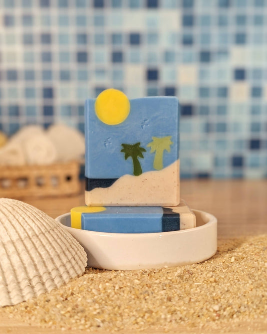 Twin Palms - Exfoliating Beach Goats Milk Soap