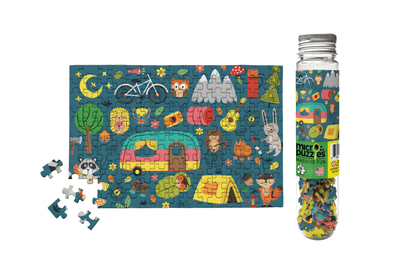 Happy Campers - Mini Jigsaw Puzzle woodland