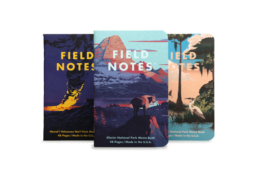 National Parks - Glacier, Hawai'i Volcanoes, Everglades