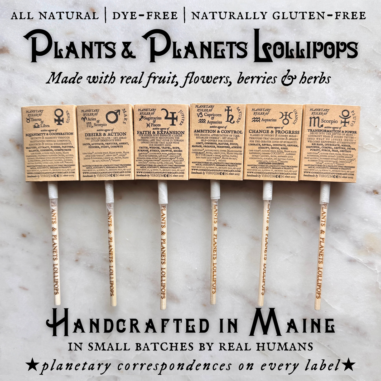 Plants & Planets Lollipops - 2025-2026 Winter Collection