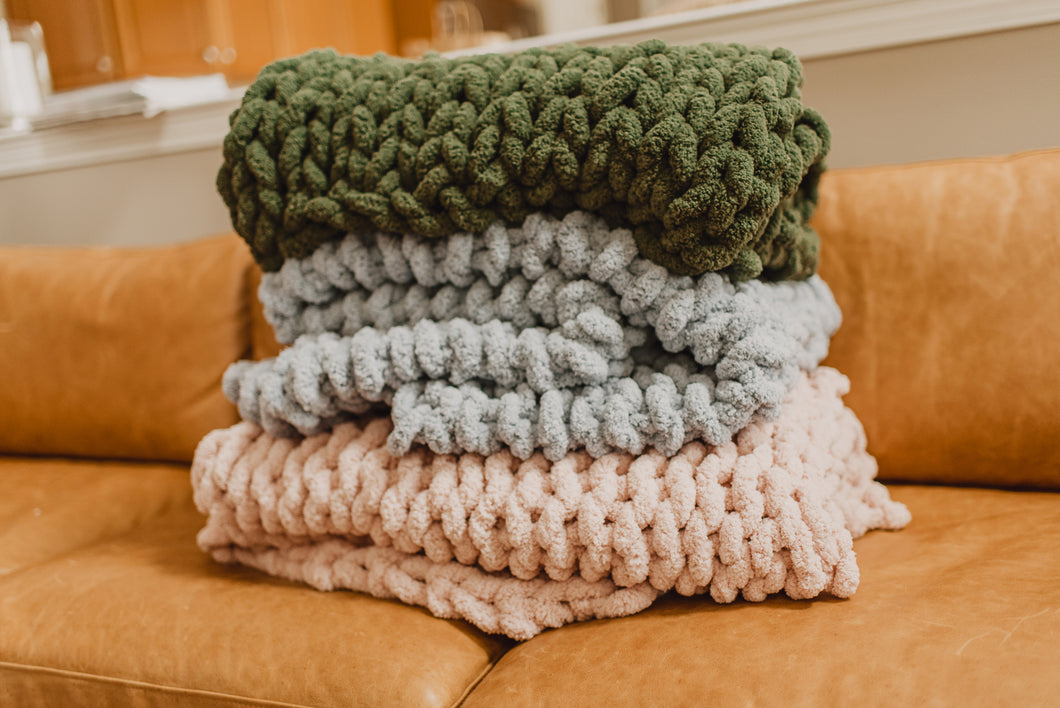 **Made to Order** Chunky Knit Blanket